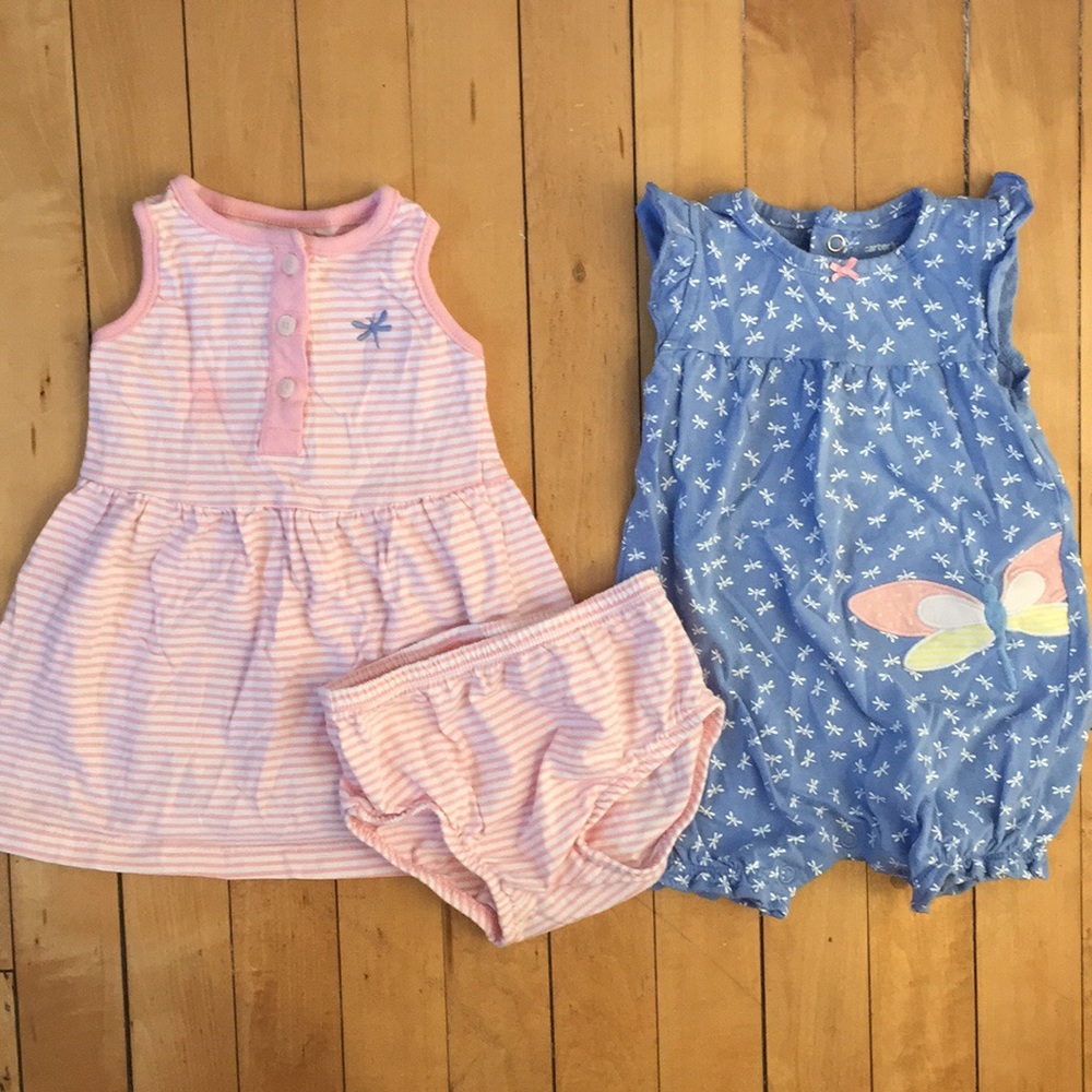 Carter's 2-piece set - dress & romper